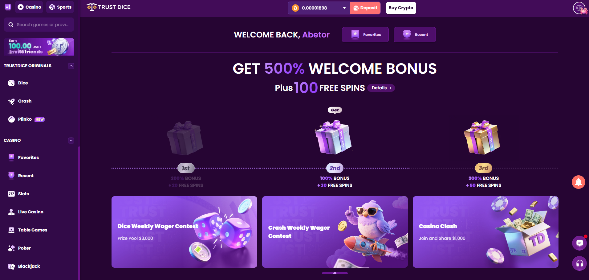 Trustdice Casino Review